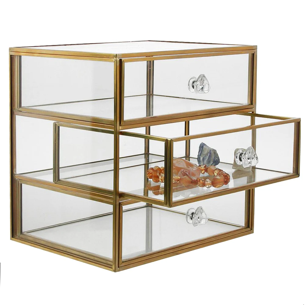 Echtglas-Vitrine