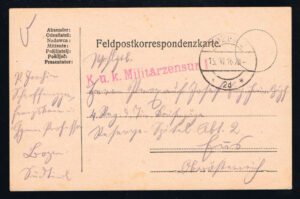 K.u.K. Feldpost Karte Bozen 2 - 2d gelaufen nach Oberösterreich 1916 - 1 Weltkrieg