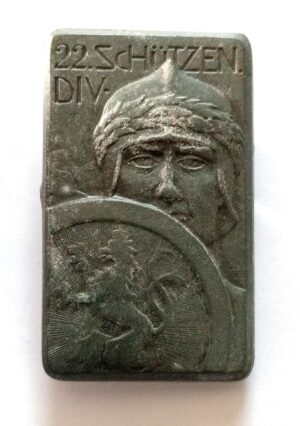 K.u.K. Kappenabzeichen 22. Schützen Div. - 22 Schützen Division