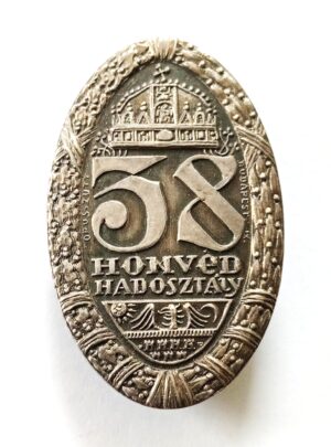 K.u.K. Kappenabzeichen 38. HONVED HADOSZTALY